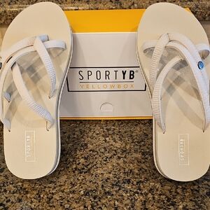 Yellow Box Sportyb White Strappy Women's Sandals